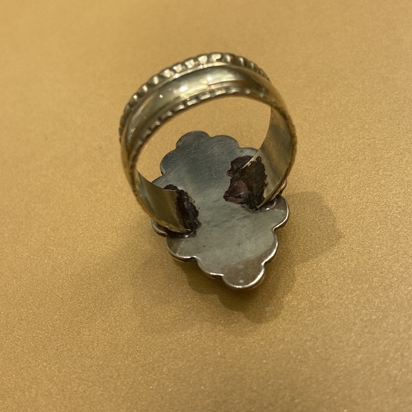 Vintage Silver Turquoise Ring - Picture 6 of 6